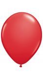 Kleine rode basic ballonnen 100 stuks