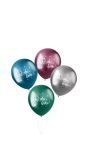 Kleuren shimmer ballonnen Welcome home