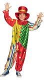 Kleurig clown jumpsuit jongens