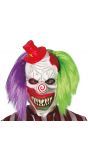 Kleurige horror clown masker