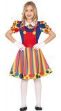 Kleurrijke clown outfit meisjes