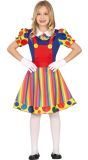 Kleurrijke clown outfit meisjes