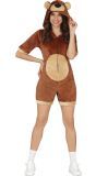 Knuffelbeer jumpsuit outfit dames
