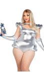 Kosmische Schattige Ruimte Kostuum Plus Size