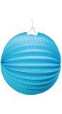 Lampion decoratie blauw