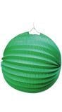 Lampion decoratie groen