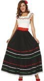 Lange jurk mexicaans dames