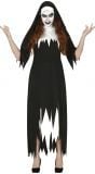 Lange zwarte jurk The Nun