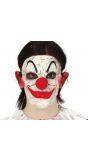 Latex clown masker
