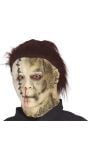 Leatherface masker met haar latex halloween