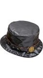 Lederlook gothic hoed