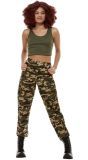 Leger camo outfit dames