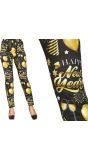 Legging dames oud & nieuw gelukkig nieuwjaar