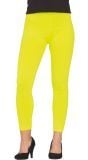 Legging neon geel dames