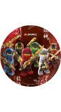 Lego Ninjago met zwaard feestbordjes 8 stuks