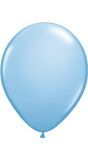 Lichtblauwe metallic ballonnen 100 stuks