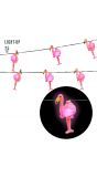 Lichtgevende flamingo slinger