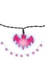 Lichtslinger led lampjes vleermuizen halloween 155 cm
