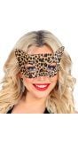 Luipaard print oogmasker