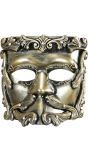 Luxe barok oogmasker brons