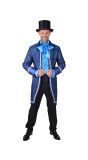 Luxe jas markies blauw mannen