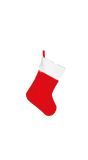 Luxe kerstmis cadeau sok rood 45cm
