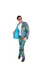 Maatpak 80s lover blauw mannen
