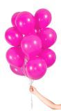 Magenta roze ballonnen met lint 30 stuks 23cm