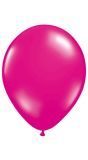 Magenta roze basic ballonnen 10 stuks