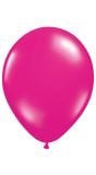 Magenta roze metallic ballonnen 10 stuks