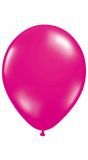 Magenta roze metallic ballonnen 50 stuks 30cm
