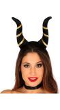 Maleficent haarband met hoorns