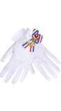 Marine kapitein handschoenen wit