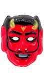 Masker duivel plastic rood