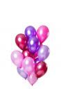 Merry berry pink metallic ballonnen 15 stuks