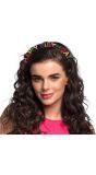 Metalen 'Happy Birthday' Diadeem kleurrijk