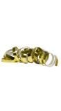 Metallic gouden serpentine rollen 2 stuks