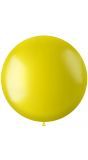 Metallic XL ballon geel