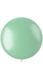 Metallic XL ballon mintgroen