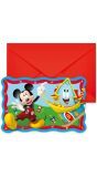 Mickey Mouse Clubhouse uitnodigingskaarten