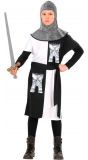 Middeleeuwse ridder kostuum kind wit