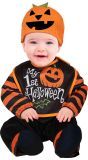 Mijn eerste halloween pompoen outfit baby