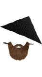 Militairen bandana met baard