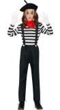 Mime speler outfit kind