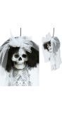 Mini hangdecoratie skelet bruid halloween