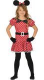 Minnie Mouse jurk meisjes rood