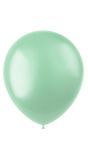 Minty groene metallic ballonnen 100 stuks