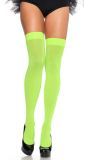 Neon groen nylon kousen