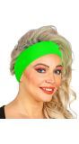 Neon groene 80s hoofdband