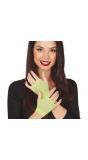 Neon groene vingerloze handschoenen